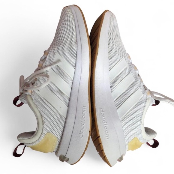 didas Womens Racer TR23 IG7344 White Running Shoes Sneakers Size 7. - Picture 6 of 12